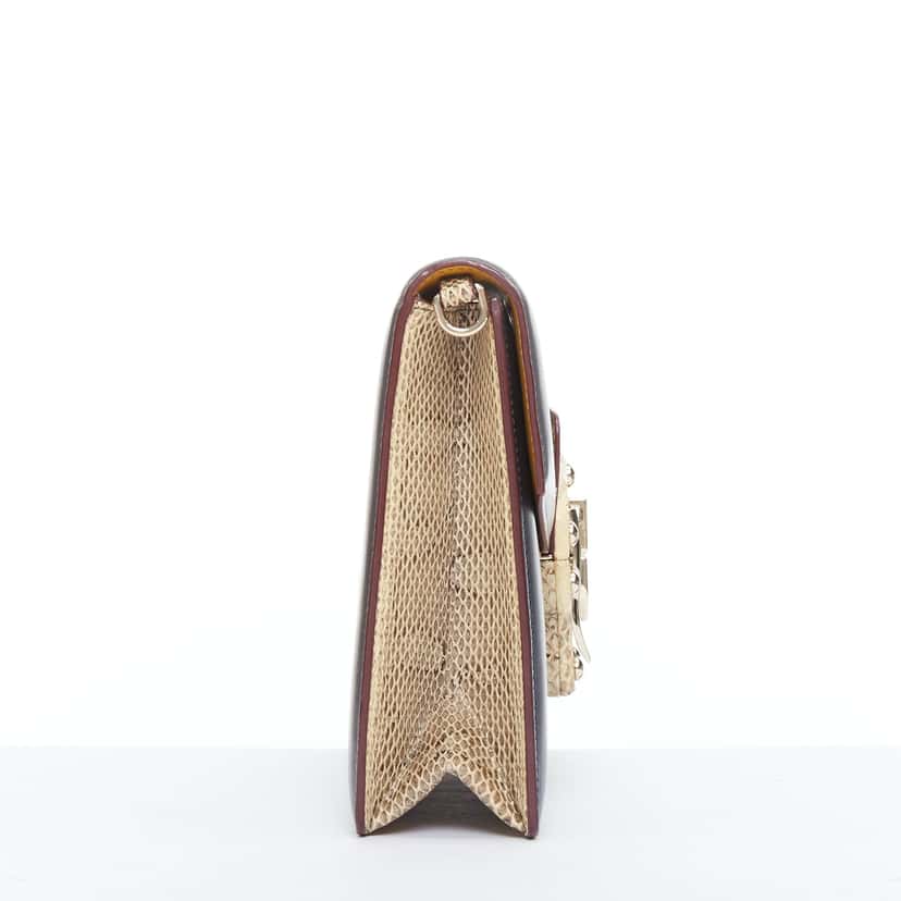 Dolce & Gabbana Lucia Grey Leather Fair condition - Model View