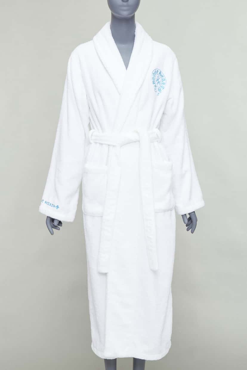 Chrome Hearts White Logo Robe White Cotton Very good condition - Inside View