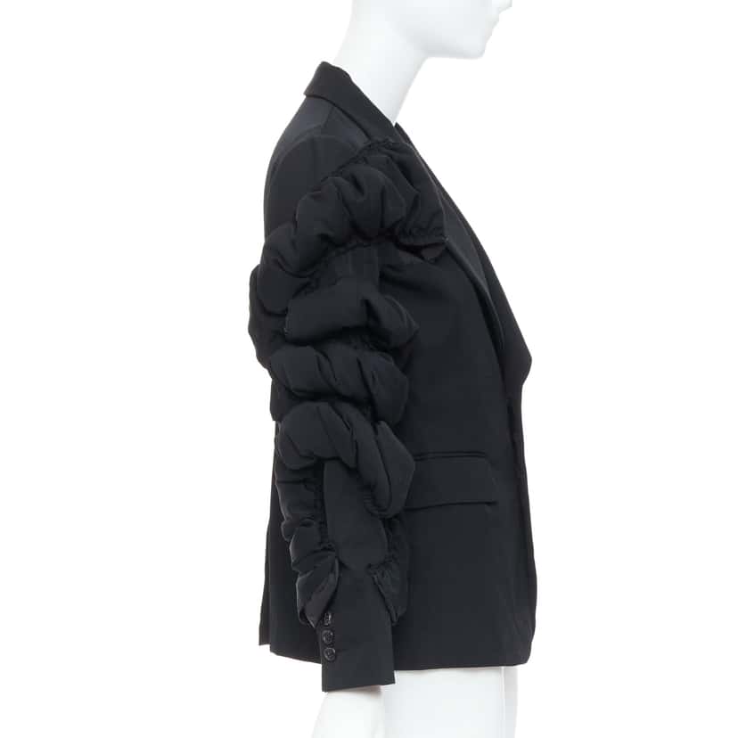 Comme Des Garcons Black Puff Blazer Black Wool Never worn - Box View