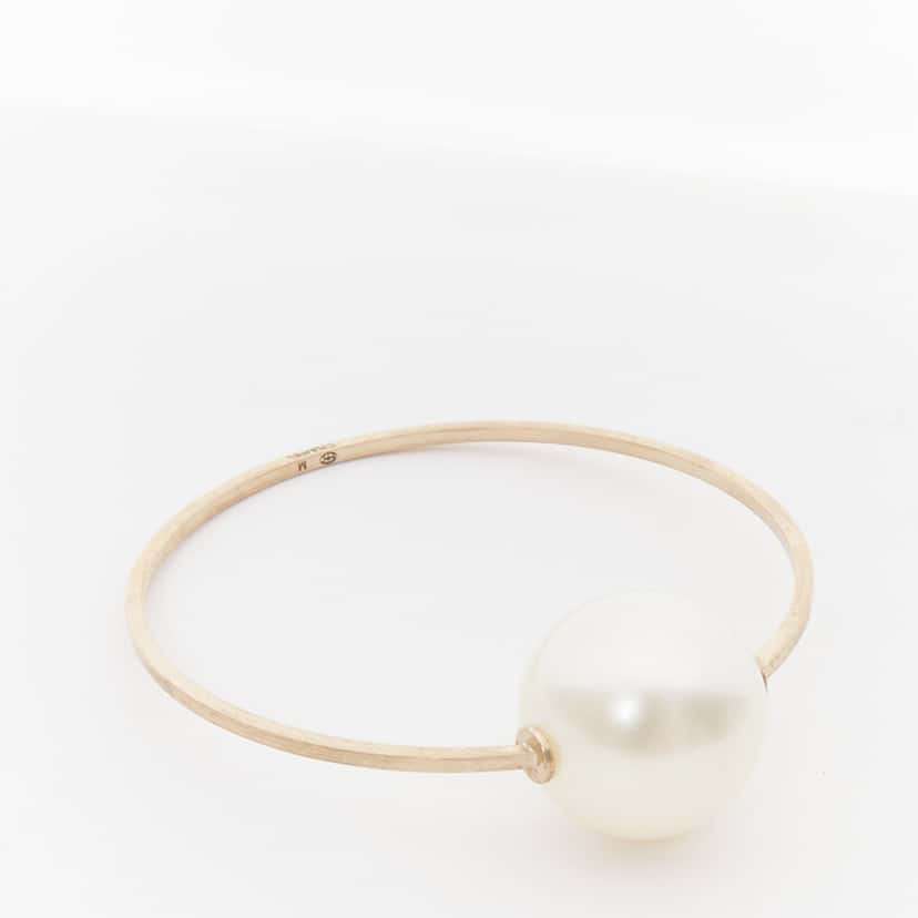 Chanel Orbital XL Pearl Bangle Beige Pearl Very good condition - Back View