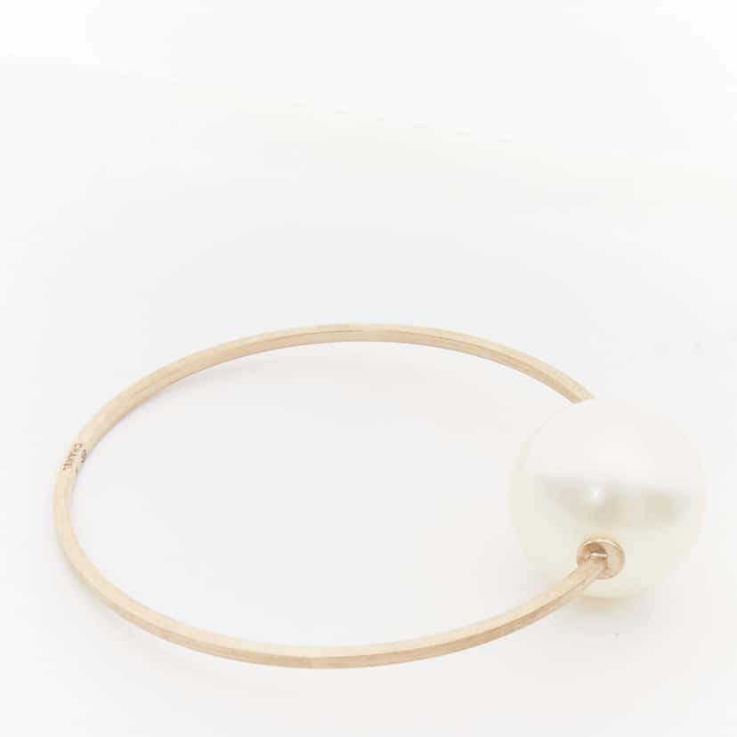 Chanel Orbital XL Pearl Bangle Beige Pearl Very good condition - Inside View