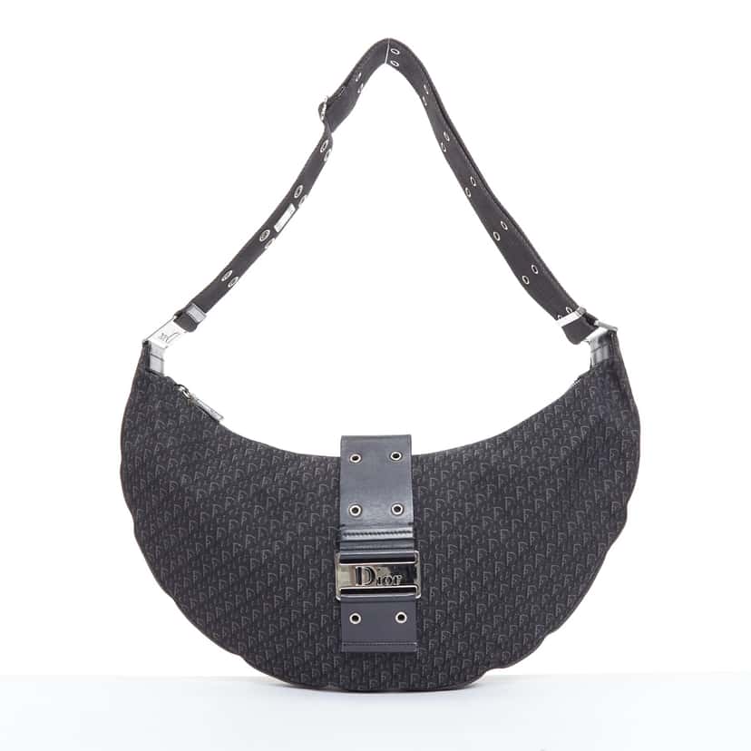 Christian Dior Diorissimo Hobo Bag Black Good condition - Front View