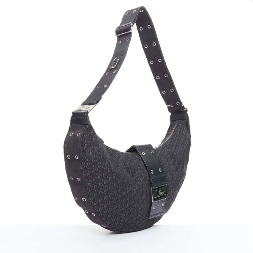 Christian Dior Diorissimo Hobo Bag Black Good condition - Inside View