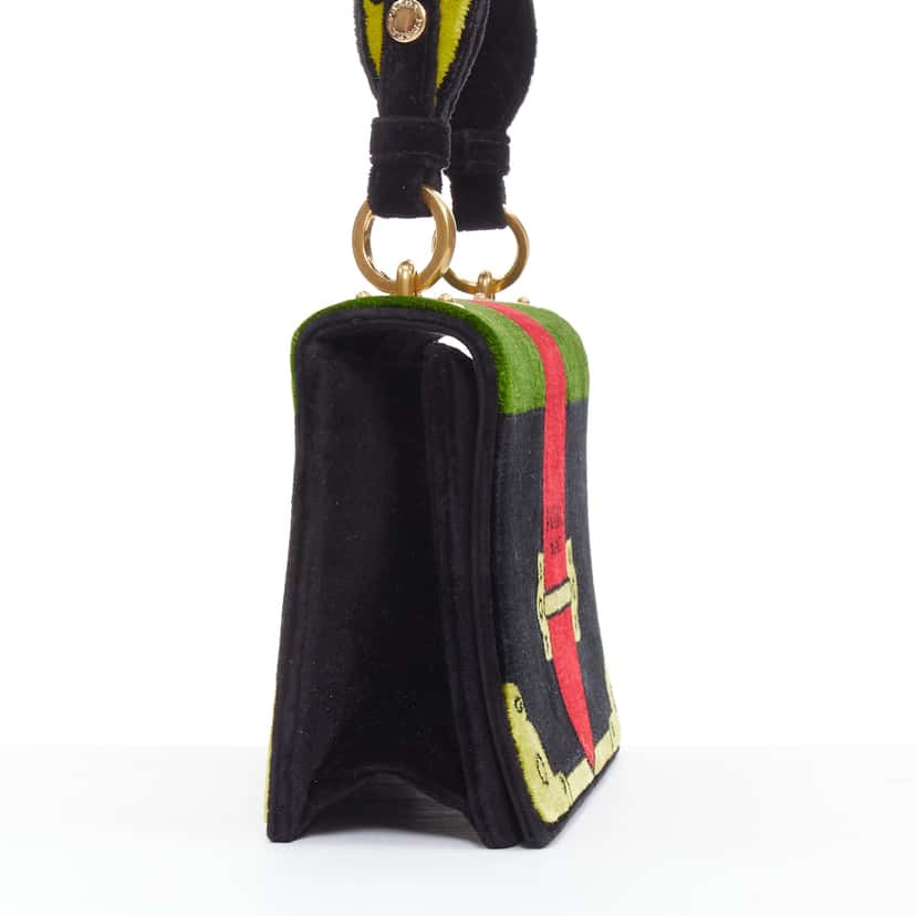 Prada Cahier MultiColor Velvet Good condition - Inside View