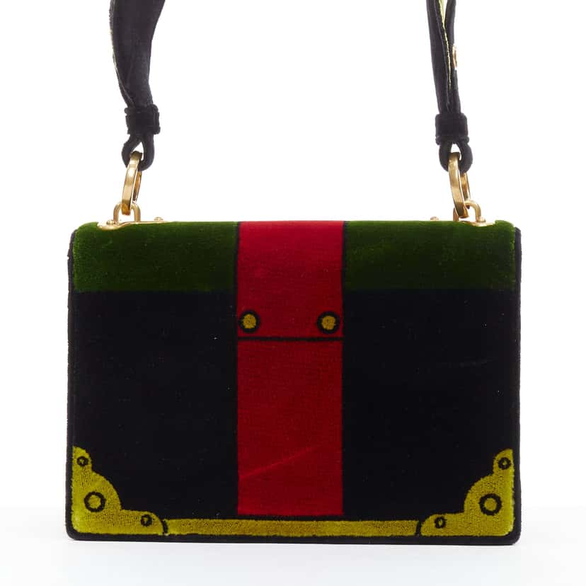 Prada Cahier MultiColor Velvet Good condition - Box View