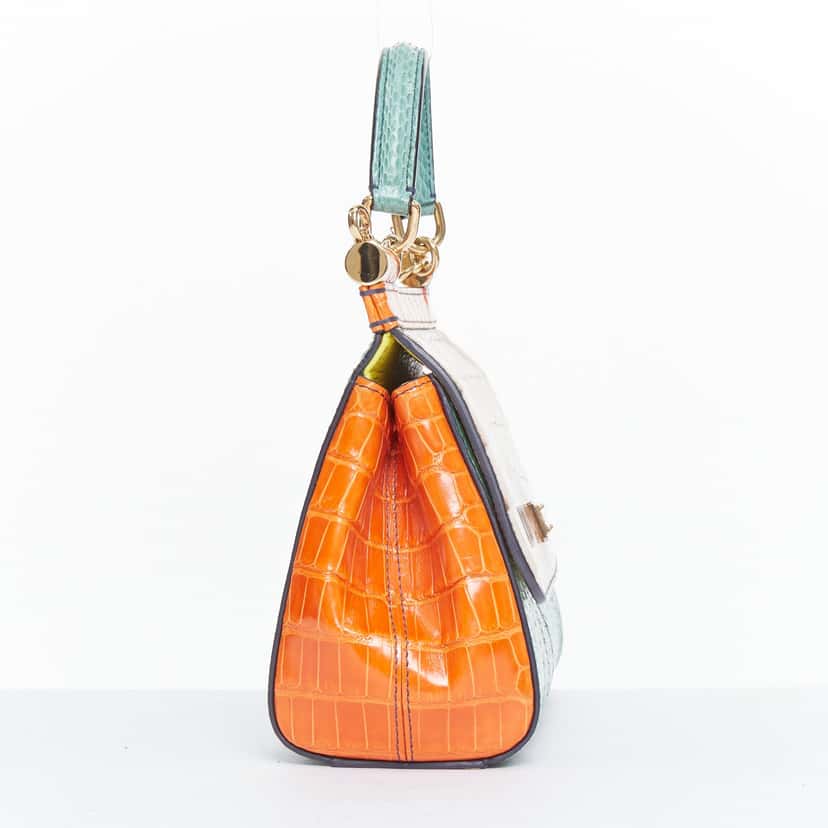 Dolce & Gabbana Miss Sicily Orange Leather Very good condition - Model View