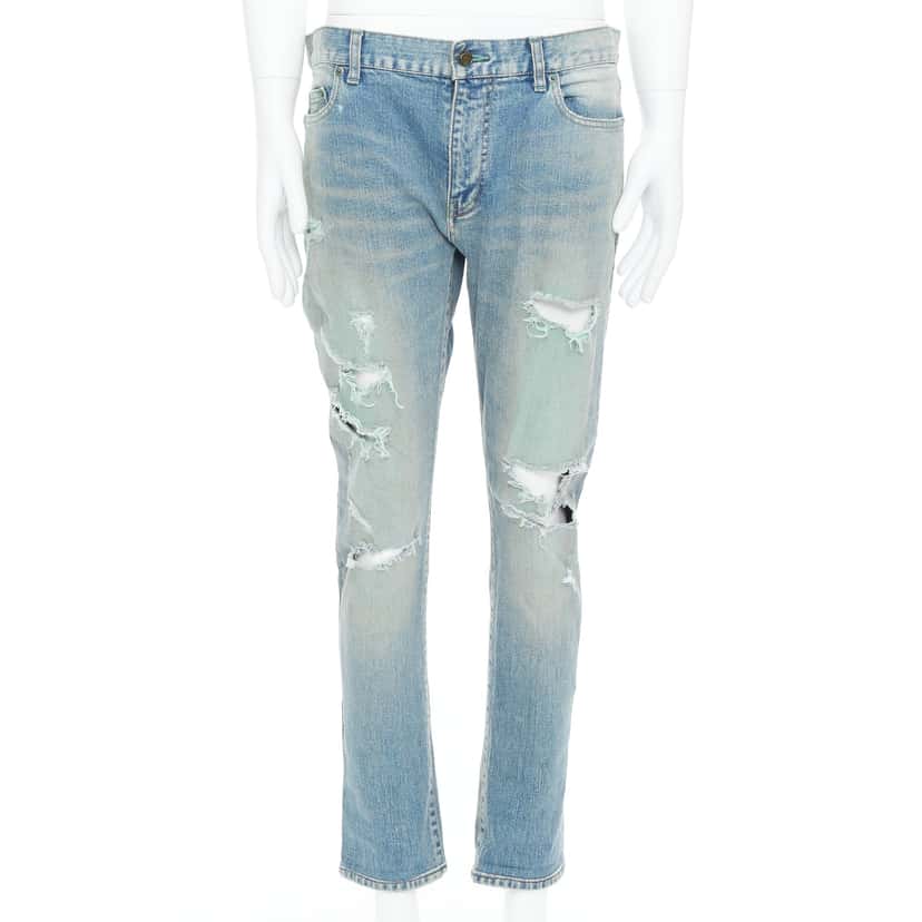 Saint Laurent D02 M/SK UW Blue Cotton Good condition - Front View