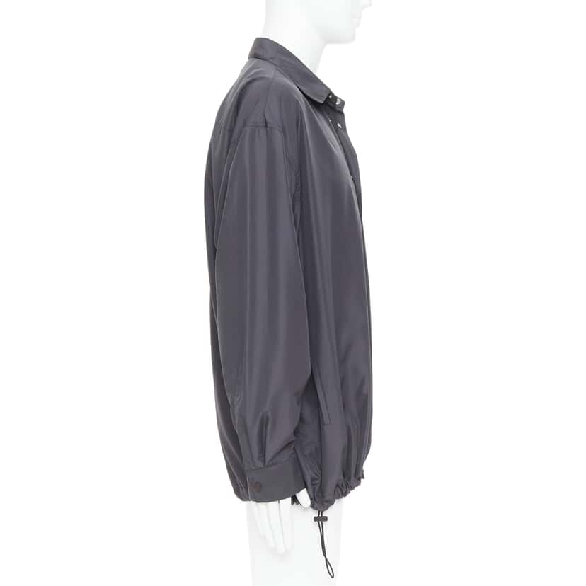 Bottega Veneta Grey Shell Jacket Grey Polyester Very good condition - Box View
