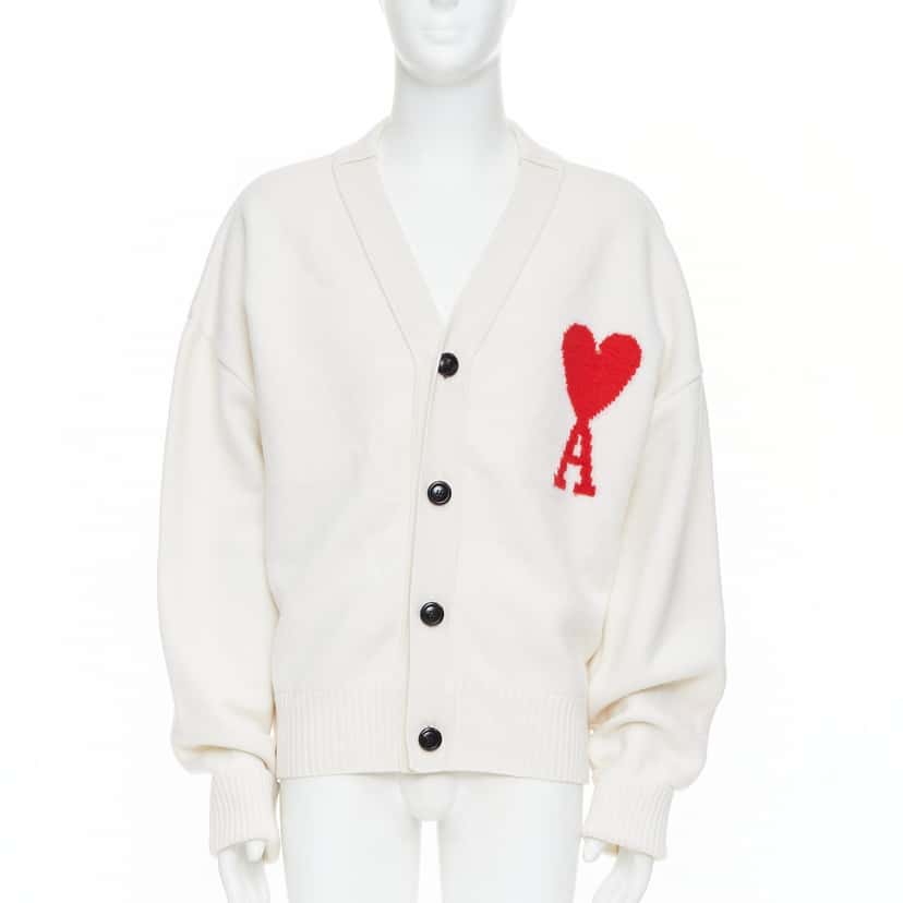 Ami Ami De Coeur Ecru Wool Very good condition - Front View