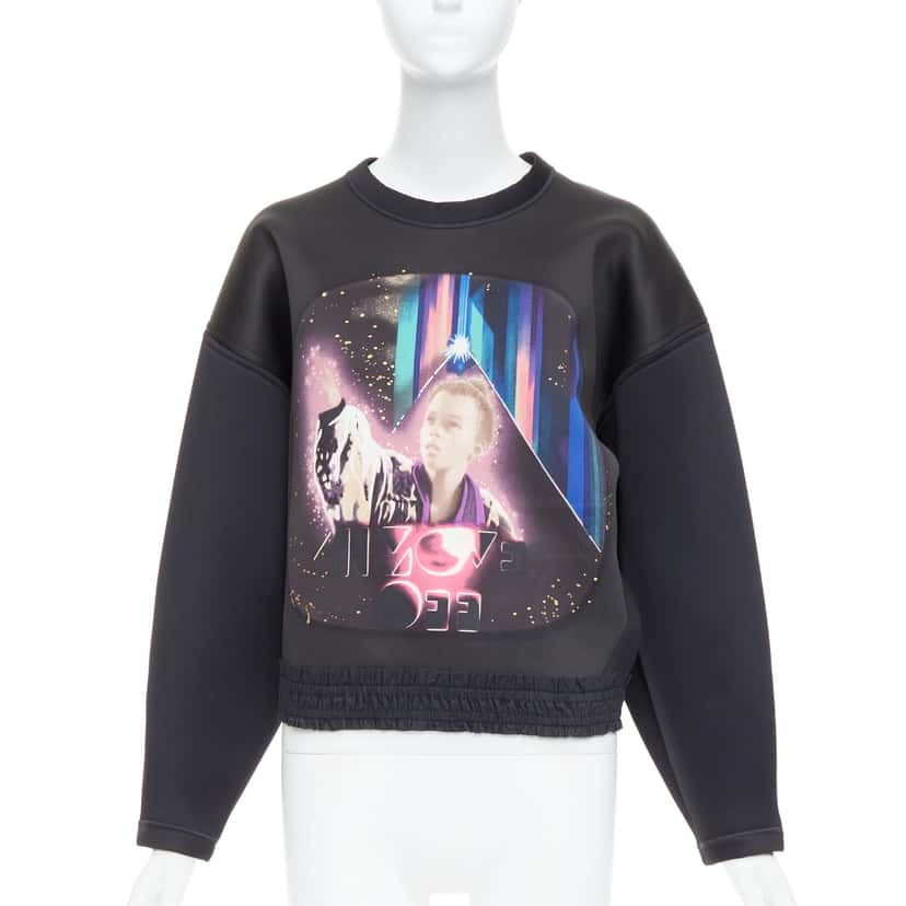 Balenciaga Sci-fi Print Top Black Polyester Very good condition - Front View