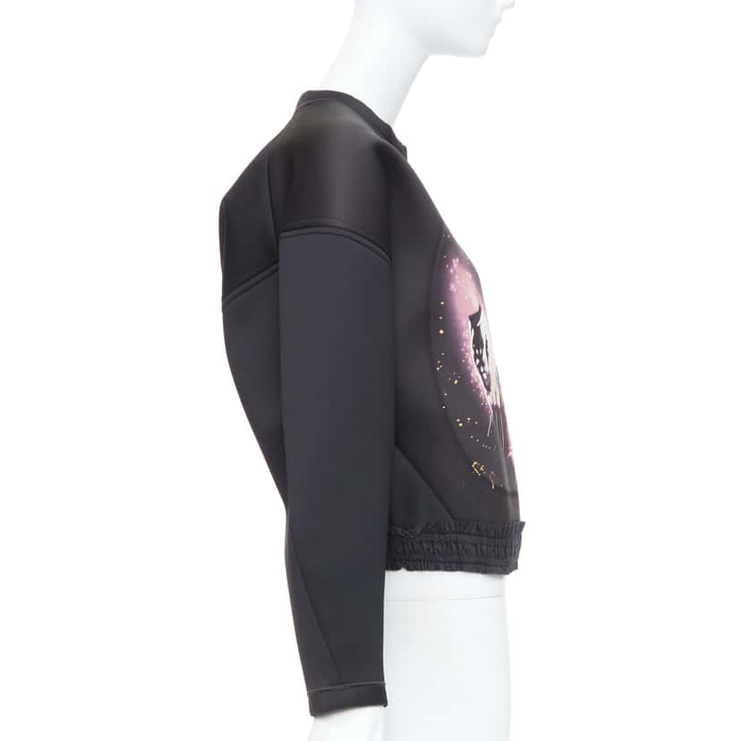 Balenciaga Sci-fi Print Top Black Polyester Very good condition - Model View