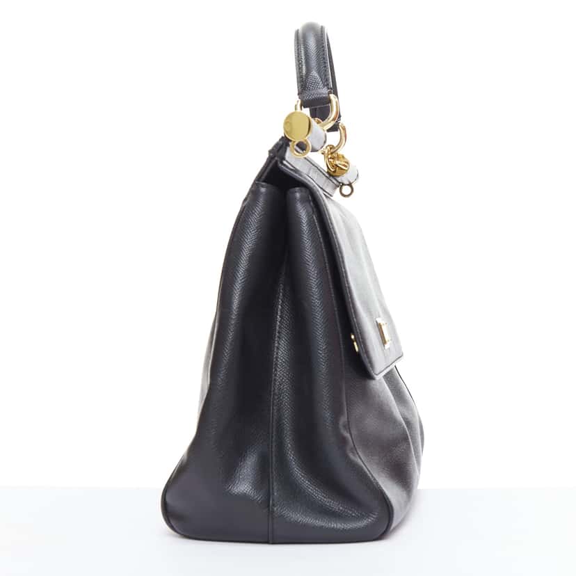 Dolce & Gabbana Sicily Black Leather Good condition - Model View