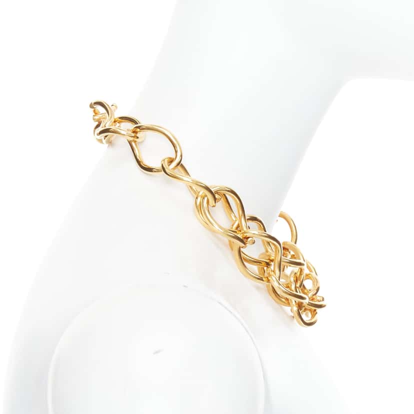 Celine Gold Chain Choker Gold Metal Very good condition - Model View