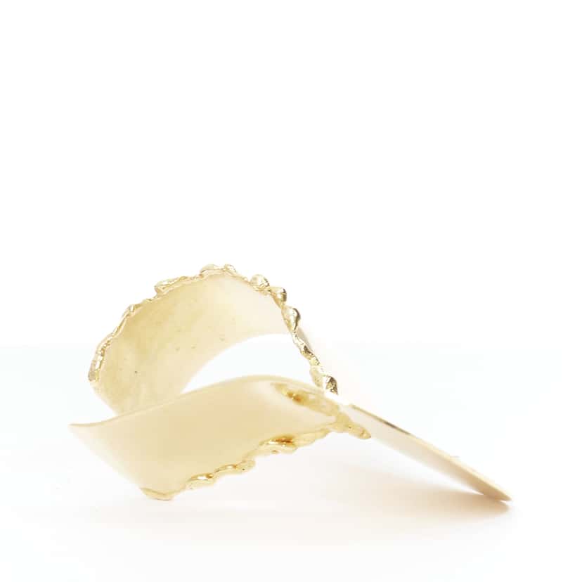 Celine Gold Tear Statement Bangle Gold Metal Good condition - Inside View