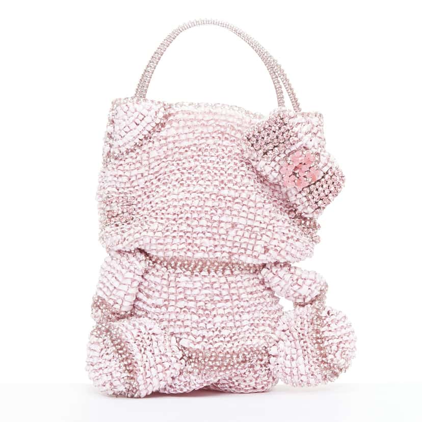 Anteprima Hello Kitty Wire Bag Pink Plastic Very good condition - Front View