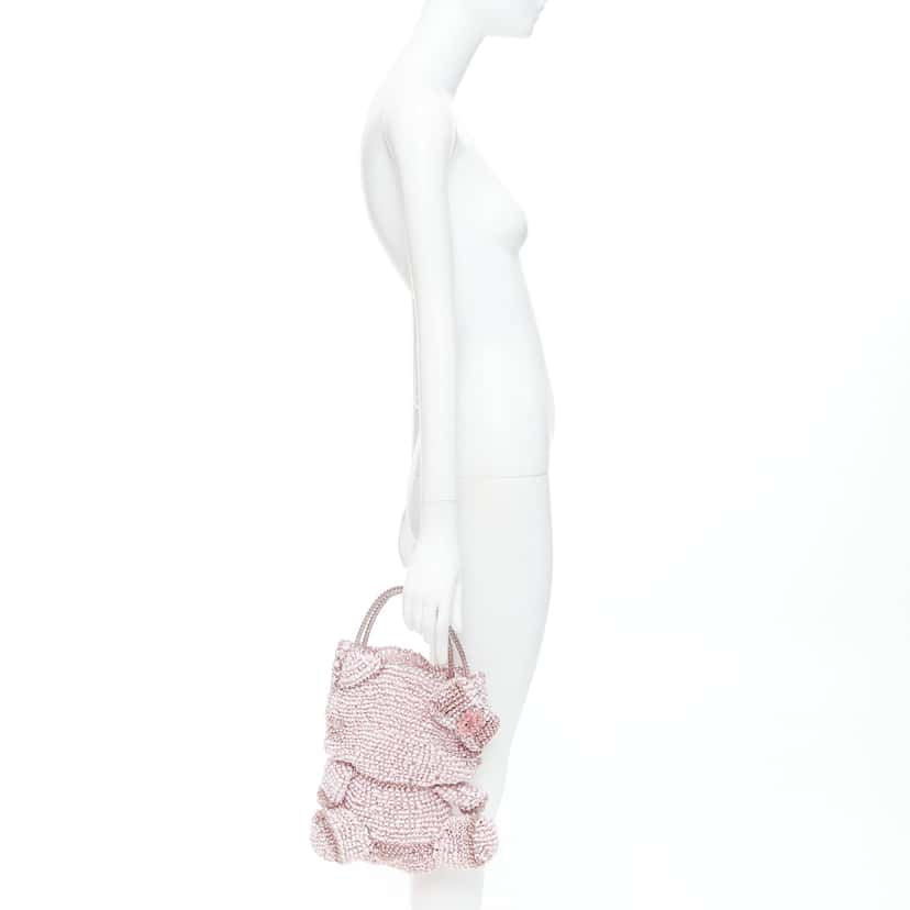 Anteprima Hello Kitty Wire Bag Pink Plastic Very good condition - Back View
