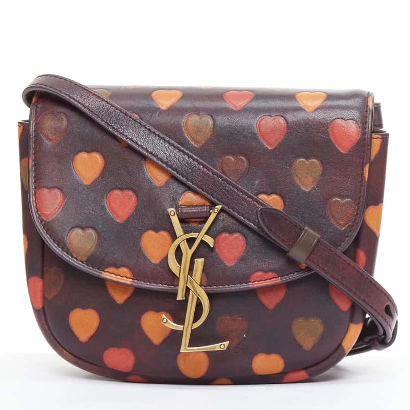 Saint Laurent Kaia Brown Leather Good condition - Front View