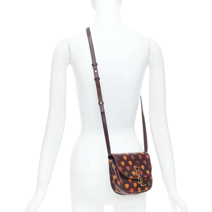 Saint Laurent Kaia Brown Leather Good condition - Back View