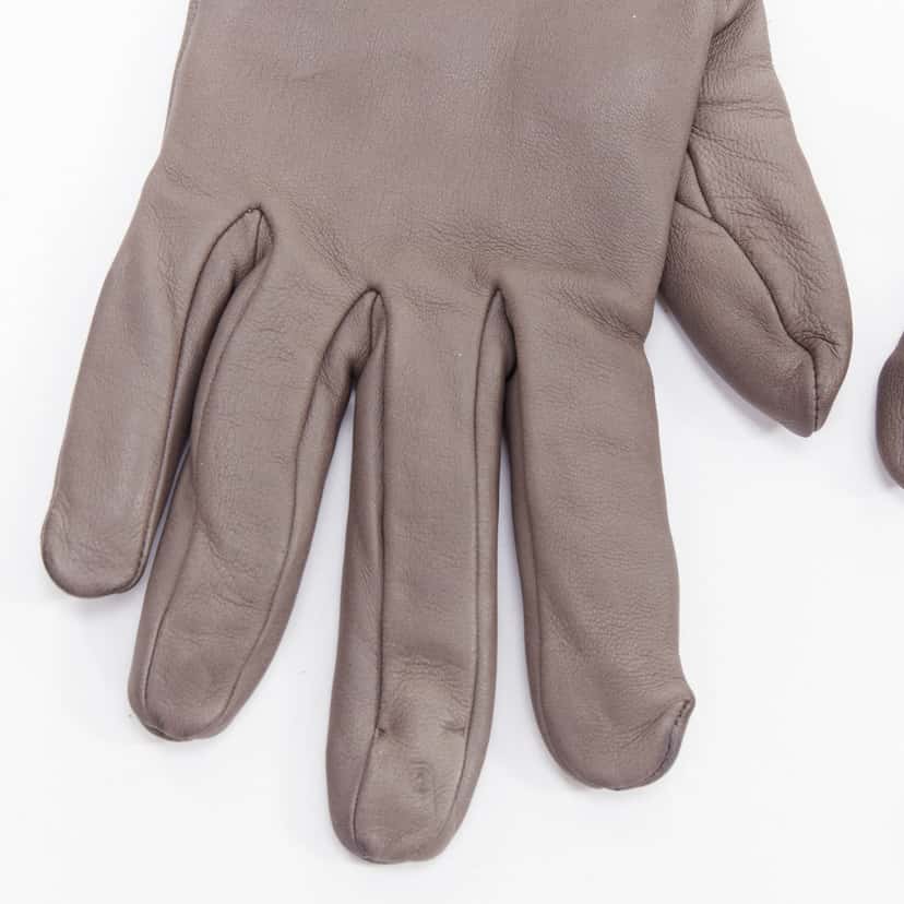 Hermès Princesse Grey Leather Fair condition - Inside View