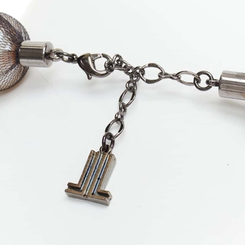 Lanvin Double Strand Necklace Black Very good condition - Back View