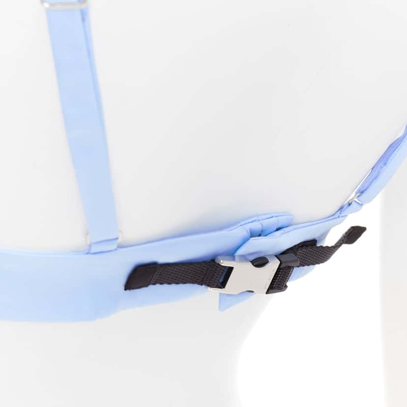 Prada Distressed Denim Bralette Blue Never worn, with tag - Back View