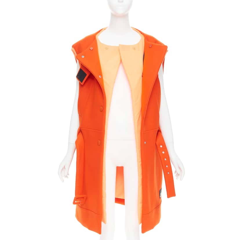 Prada Orange Wool Vest Orange Wool Very good condition - Front View