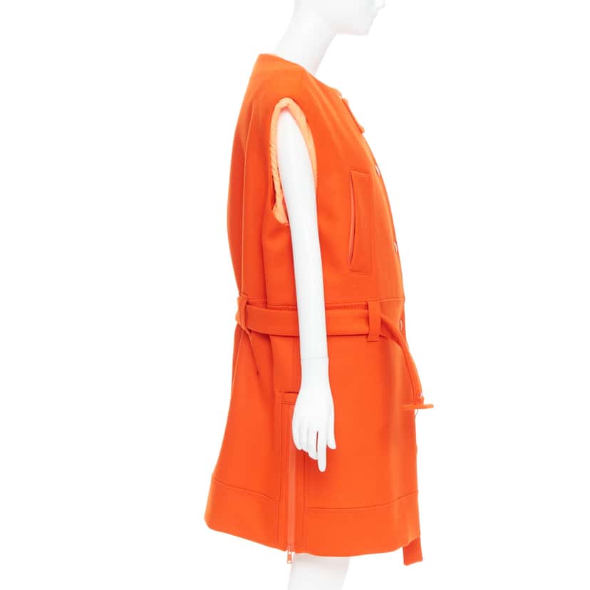 Prada Orange Wool Vest Orange Wool Very good condition - Box View