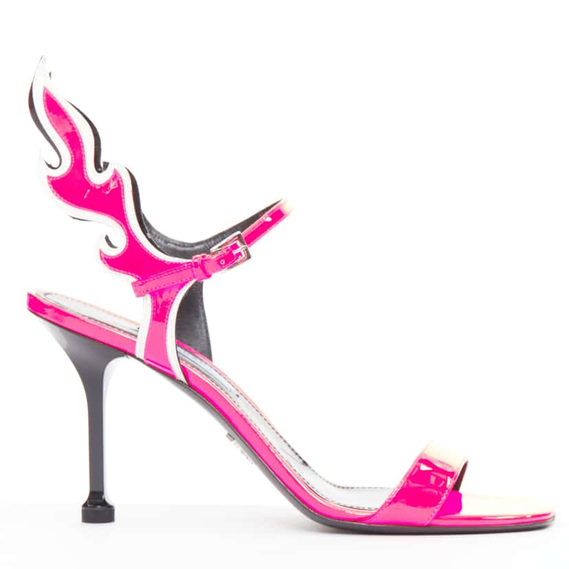 Prada Fire Mid Sandals Pink Never worn - Front View