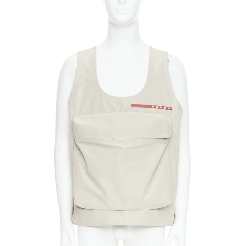 Prada LR-MX019 Beige Very good condition - Front View