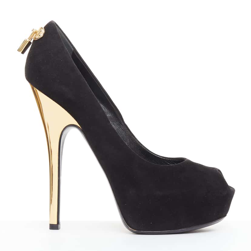 Louis Vuitton Oh Really Black Suede Good condition - Back View