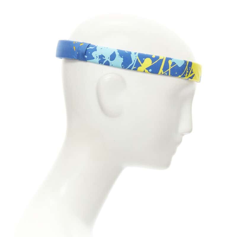 Hermès Silk Blue Headband Blue Never worn - Inside View