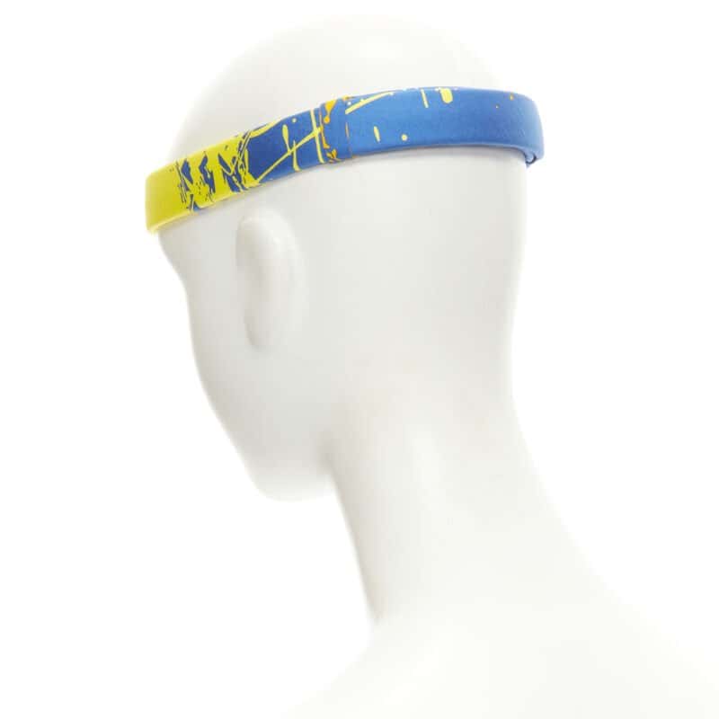 Hermès Silk Blue Headband Blue Never worn - Box View