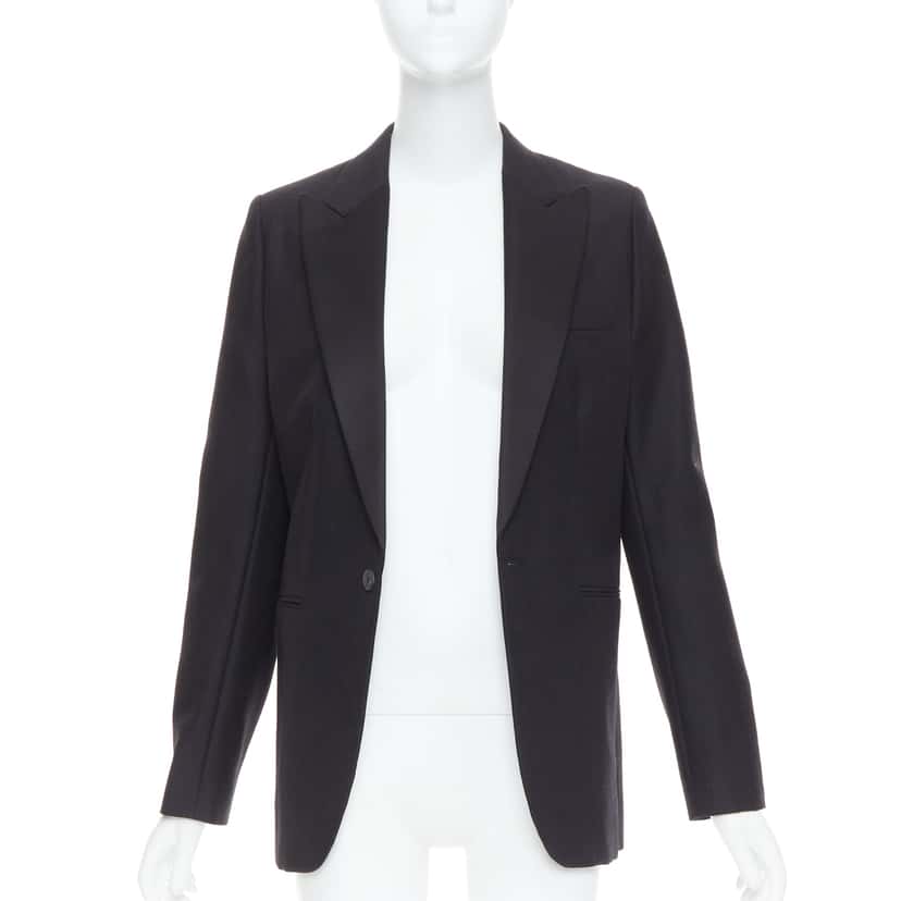 Dior Black Tuxedo Jacket Black Wool Very good condition - Inside View