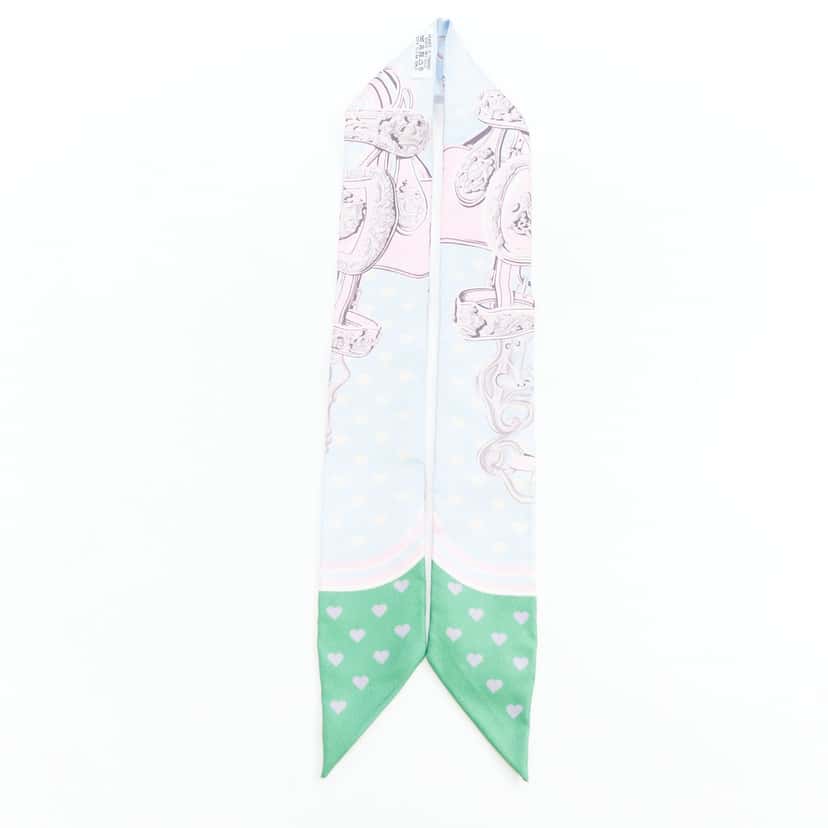 Hermès Twilly MultiColor Silk Very good condition - Model View