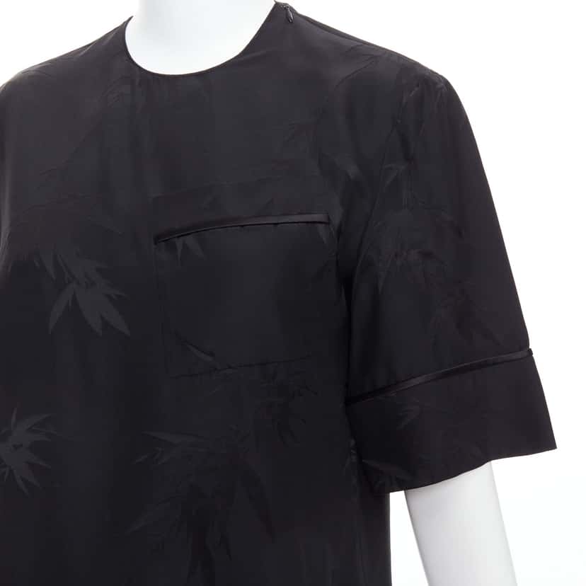 Ms Min Bamboo Brocade Set Black Silk Very good condition - Back View