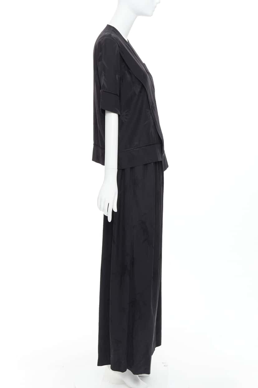 Ms Min Bamboo Brocade Set Black Silk Very good condition - Model View
