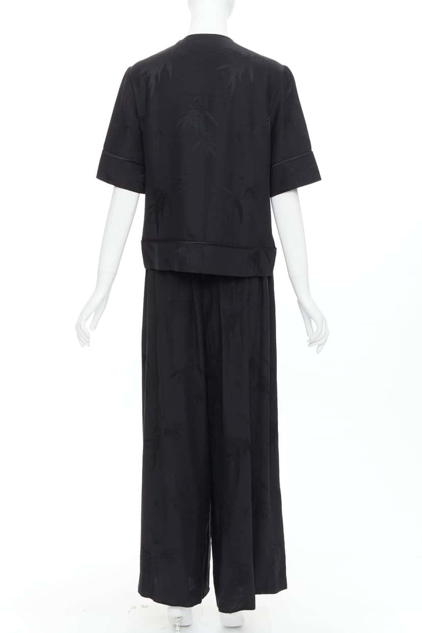 Ms Min Bamboo Brocade Set Black Silk Very good condition - Box View