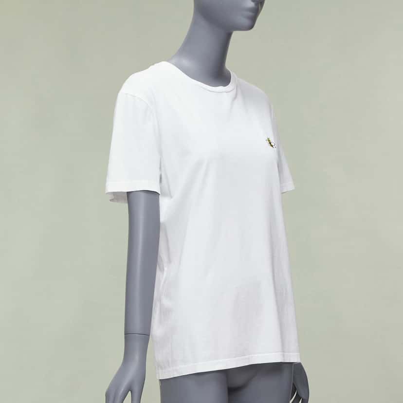 Dior Cross Eye T-Shirt White Cotton Never worn - Inside View