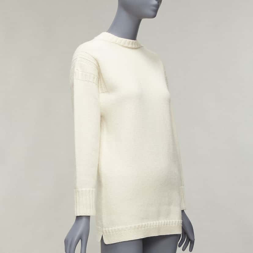 Dior Rather Be Sailing Ecru Wool Good condition - Model View