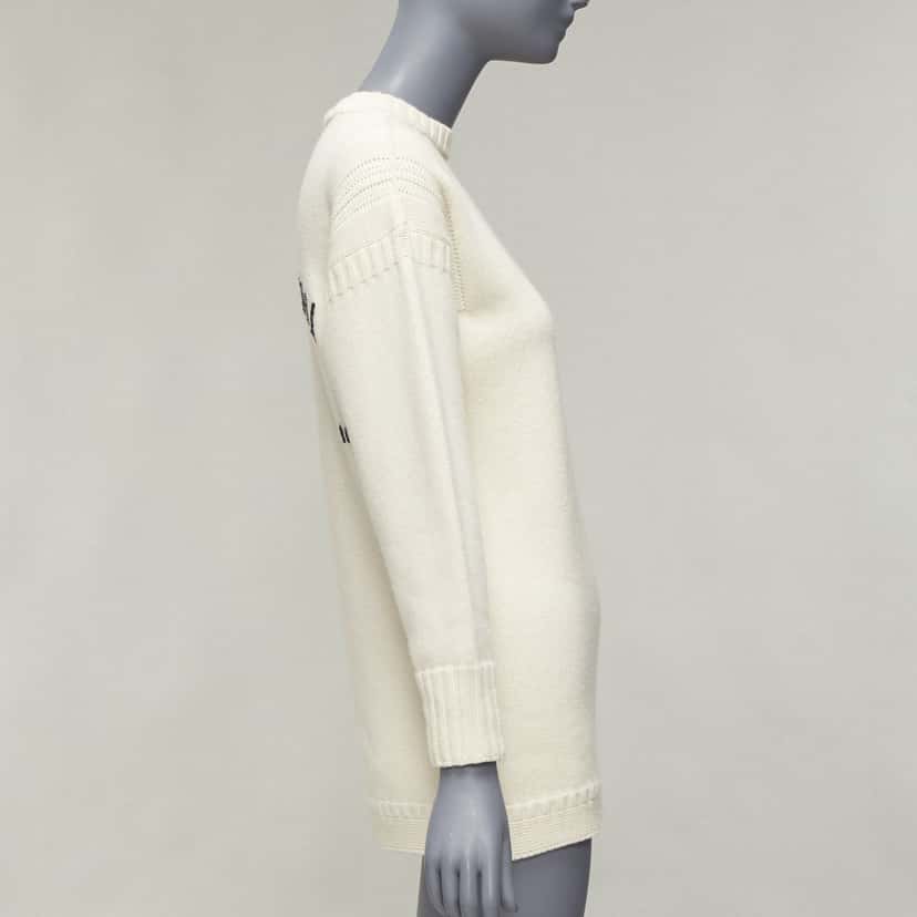 Dior Rather Be Sailing Ecru Wool Good condition - Box View