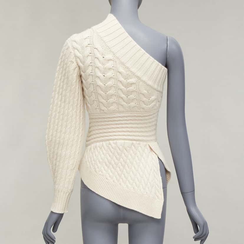 Burberry Cable Knit Pullover Beige Cashmere Never worn - Box View