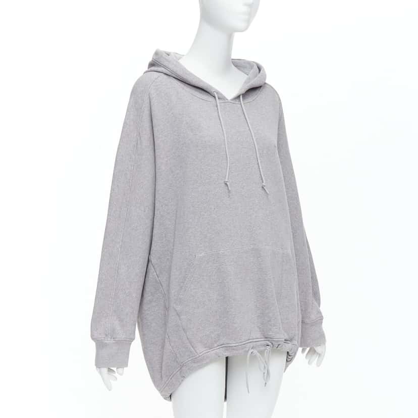 Balenciaga Oversized Cocoon Hoodie Grey Cotton Never worn - Inside View