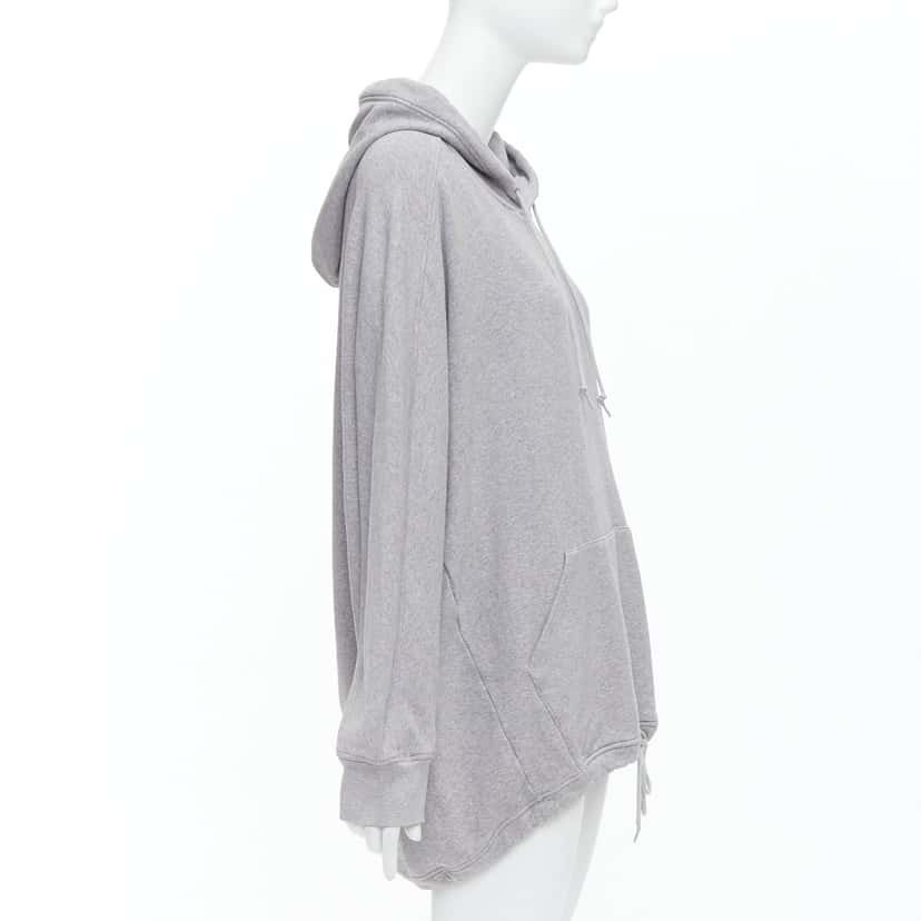 Balenciaga Oversized Cocoon Hoodie Grey Cotton Never worn - Model View