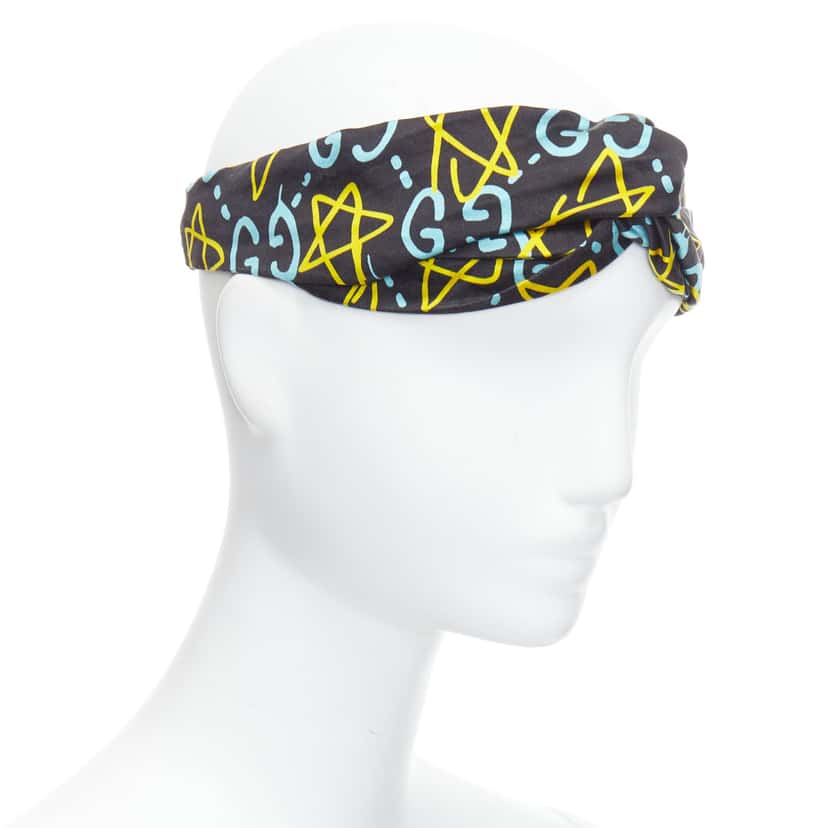 Gucci Silk Twist Headband Black Good condition - Inside View