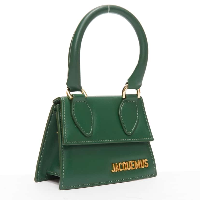 Jacquemus Le Chiquito Green Leather Good condition - Inside View