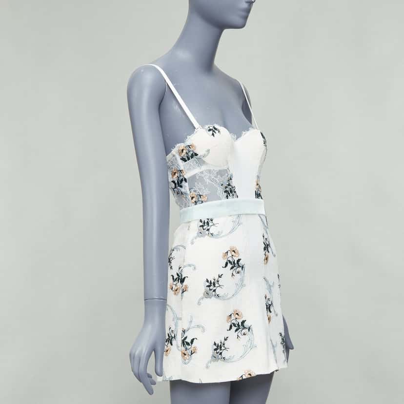 La Perla Hampton Court Ecru Silk Never worn - Inside View