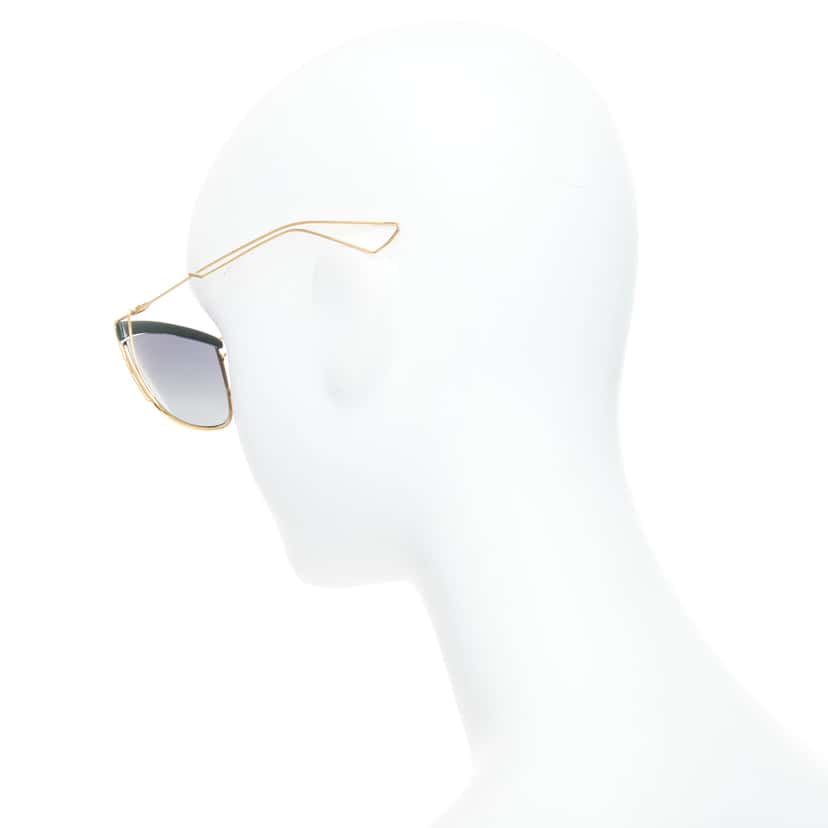 Dior Gradient Squoval Glasses Green Metal Very good condition - Box View