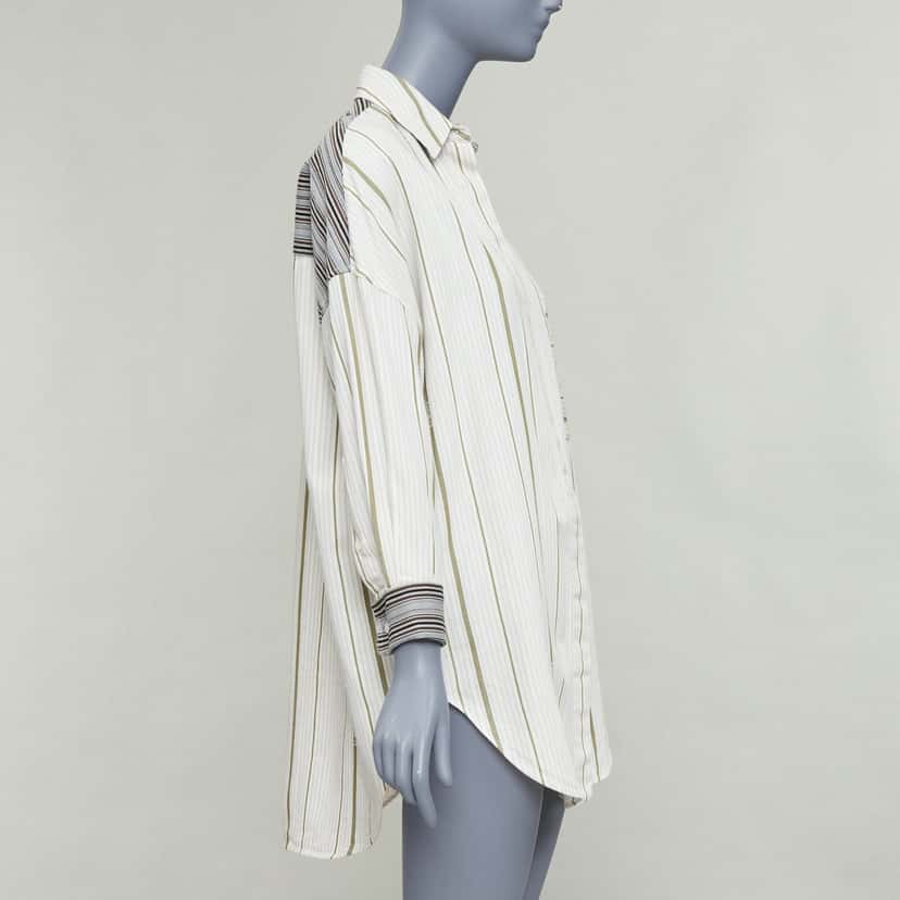 Loewe Striped Oversized Shirt MultiColor Wool Very good condition - Box View