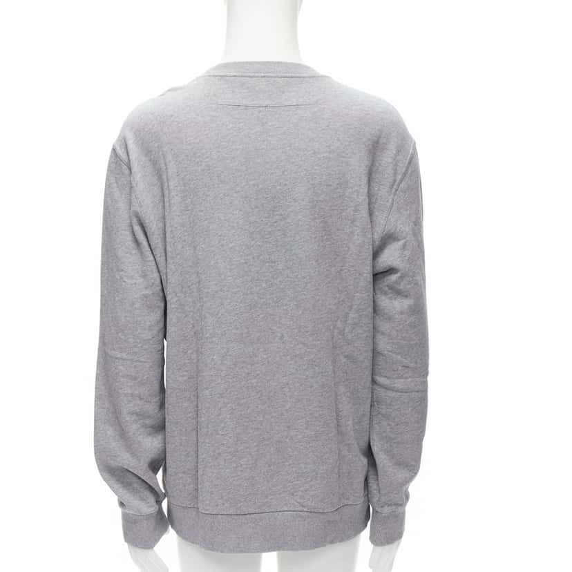 Givenchy Tribal Graphic Sweater Grey Cotton Never worn - Box View