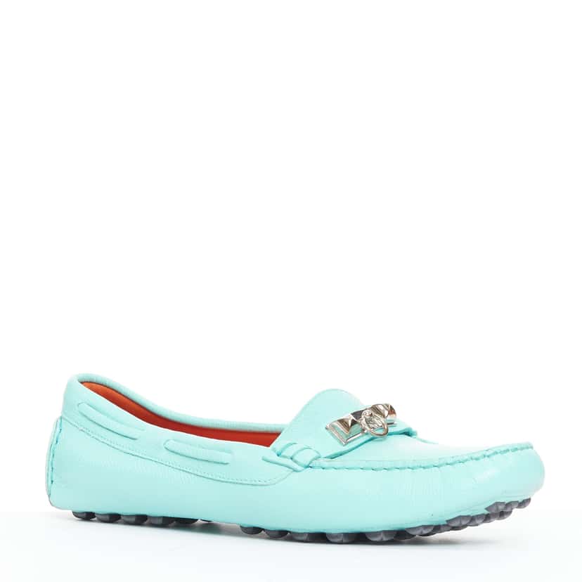 Hermès Irving Blue Leather Good condition - Inside View